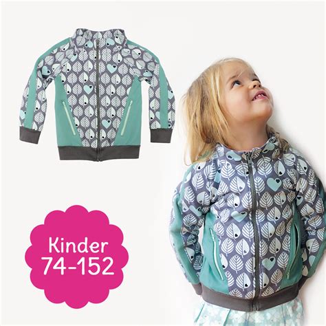 Kinderjacke N Hen Mit Schnittmuster Sweatjacke Bernd