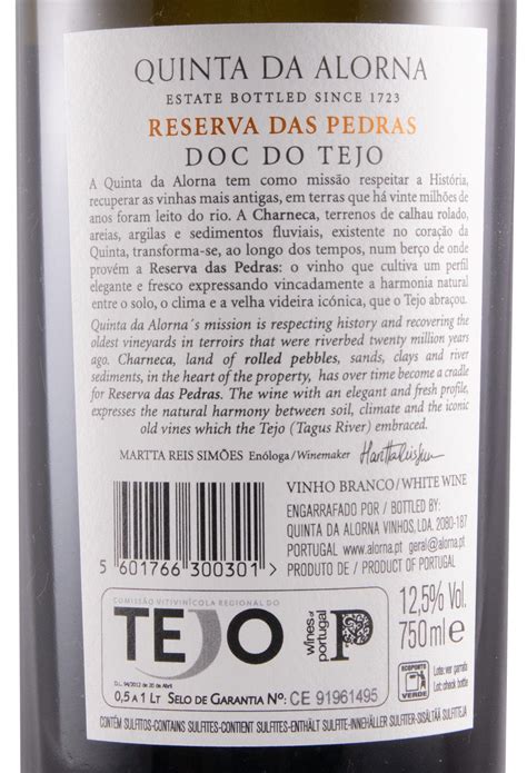 2018 Quinta da Alorna Reserva das Pedras Fernão Pires white