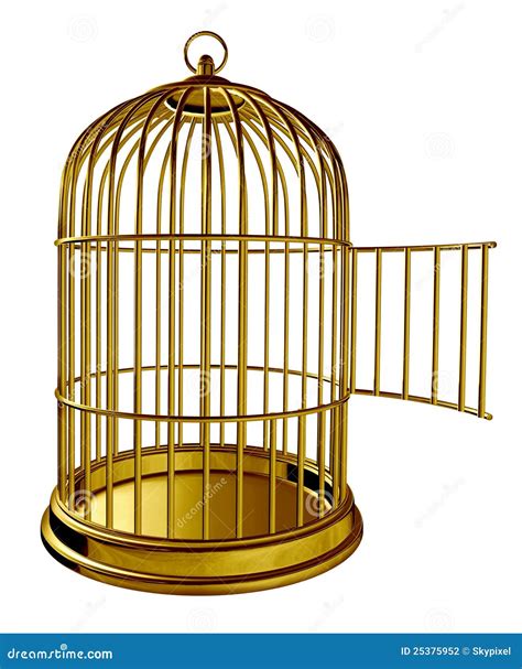 Open Bird Cage Clipart