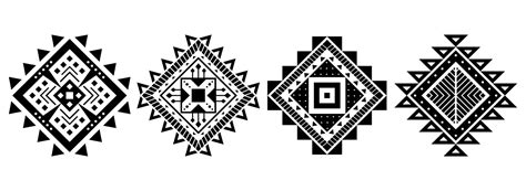Aztec Vector Elements 28581160 Vector Art At Vecteezy