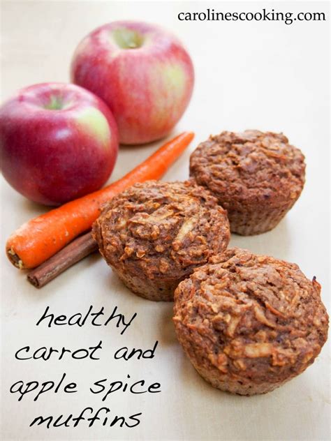 Healthy Carrot And Apple Spice Muffins Carolines Cooking Apple