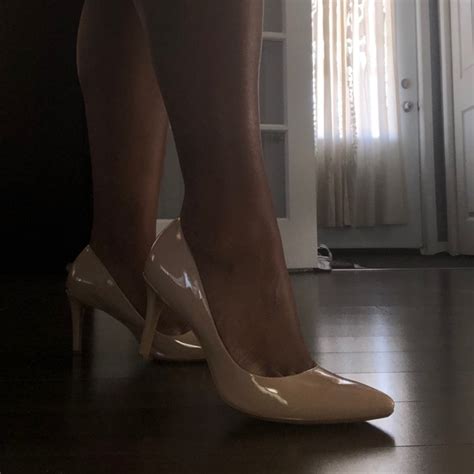 Calvin Klein Shoes Calvin Klein Nude High Heels Poshmark