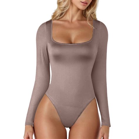 ILJNDTGBE Bodysuits For Women Tummy Control Shapewear Bodysuit Women