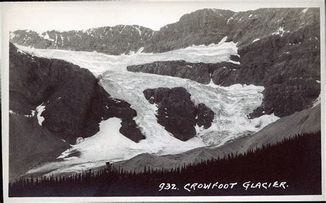 Postcard 7846: Harmon Byron, Crowfoot Glacier ([before 1942])