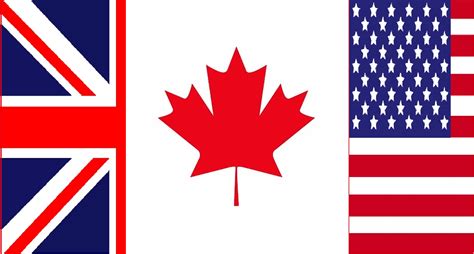 Redesigned Flag Of Canada Left Side Represents How Canadians Write And Right Site Represents