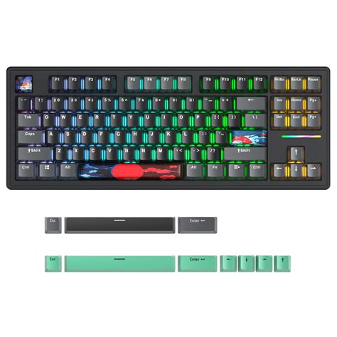 Snapklik Owpkeenthy Gasket Mounted Mechanical Gaming Keyboard Hot Swappable Wired