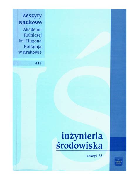 PDF Ekologiczne skutki obniżenia poziomu wody w Jeziorze Niepruszewskim