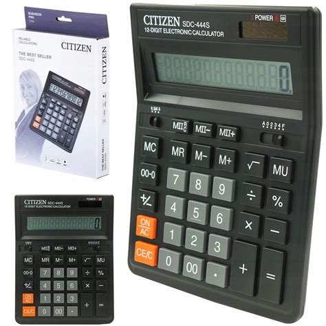 Купить Большой офисный калькулятор процентов CITIZEN SDC-444S: отзывы ...