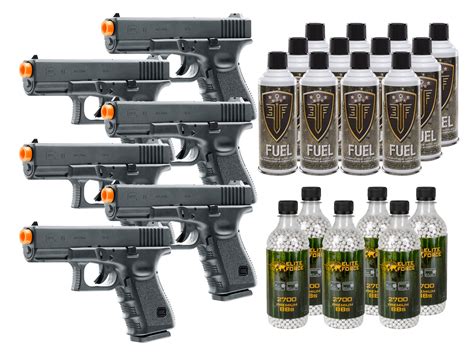 Cheap Umarex Glock 19 Gbb Airsoft Pistol Kit Incl 6 Pistols 6mm Air