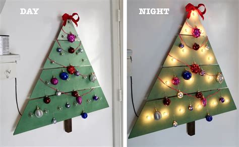 How To Make A Diy Wall Mounted Wooden Christmas Tree