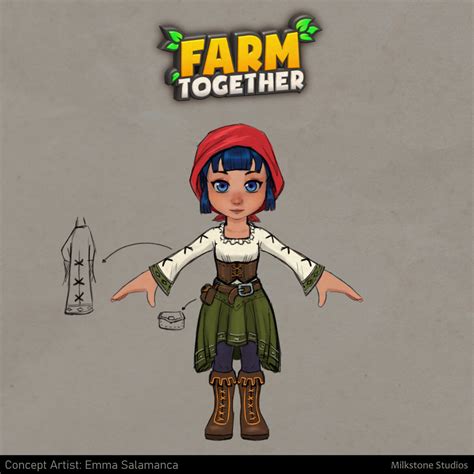 Artstation Farm Together Concept Art Character Skins