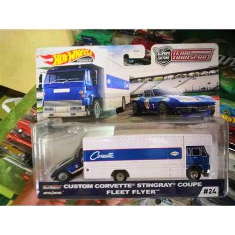Hot Wheels Team Transport Custom Corvette Stingray Coupe Fleet Flyer