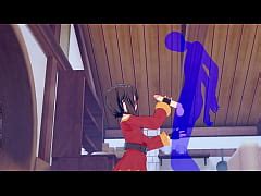 Konosuba Hentai Megumin Hard Sex Handjob Blowjob And Fucked Japanese Asian Manga Anime