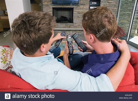 Gay Couple Remote Use High Resolution Stock Photography And Images Alamy