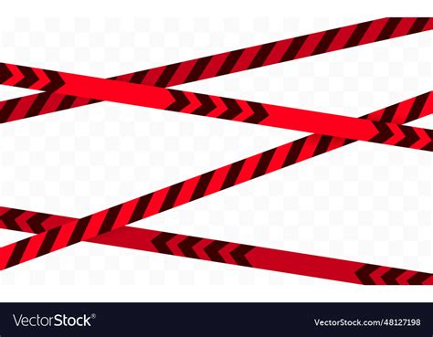 Caution tape isolated Royalty Free Vector Image