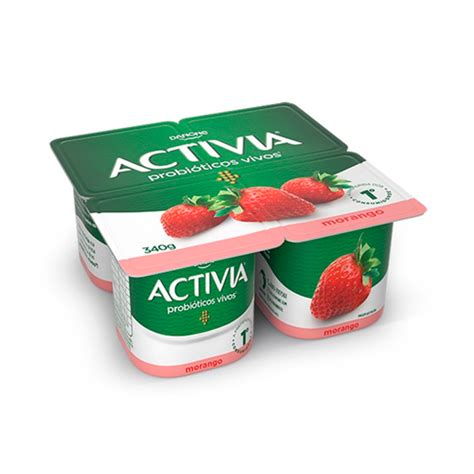 Iogurte Funcional Activia Morango G Supermercados Pague Menos