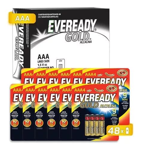 Pila Eveready Gold Aaa Alcalina Blister Unidades V Env O Gratis