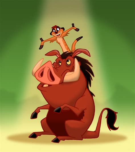 Pumbaa and Timon by toonbaboon on DeviantArt