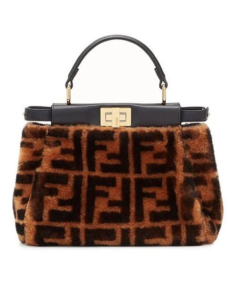 Fendi Peekaboo Iconic Mini | Lyst