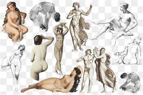 Png Nude Lady Gesture Study Premium Png Rawpixel