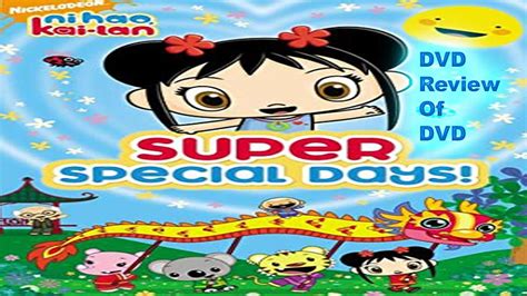 Dvd Review Of Ni Hao Kai Lan Super Special Days Youtube