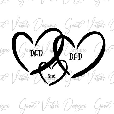 Dad Dad Me Svg New Dads Svg Lgbt Community Svg New Gay Dads Etsy