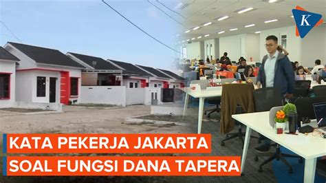 Video Pekerja Di Jakarta Kalau Sudah Punya Rumah Untuk Apa Ikut Tapera