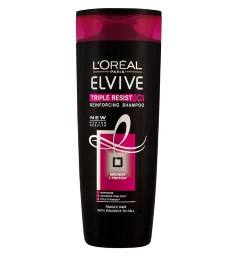 Loreal Elvive Triple Resist Shampoo 400ml Hair Shampoo Gomartpk