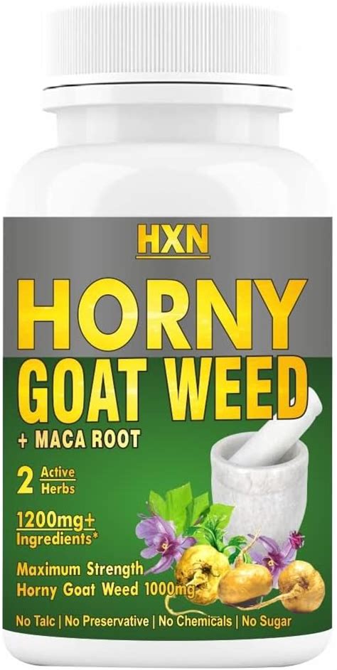 Amazon Verem Horny Goat Weed For Men Women With Maca Root Powder