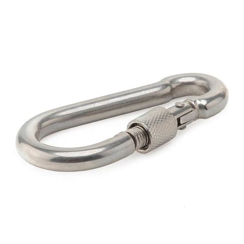 Stainless Steel Carabiner Packs 6cm Or 8cm 316 Stainless Steel S