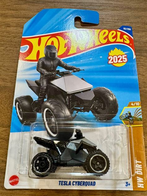 Hot Wheels Tesla Cyberquad 2025 Case D Hobbies Toys Toys Games On Carousell