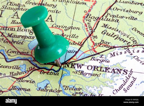 New Orleans Time Zone Map - Map