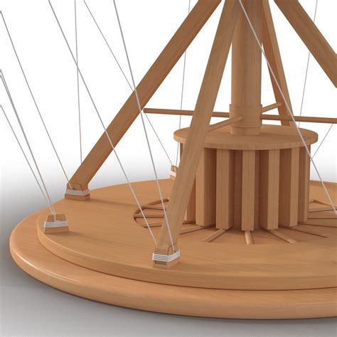 Leonardo Da Vinci Aerial Screw 3d Model 49 Max 3ds C4d Fbx Ma