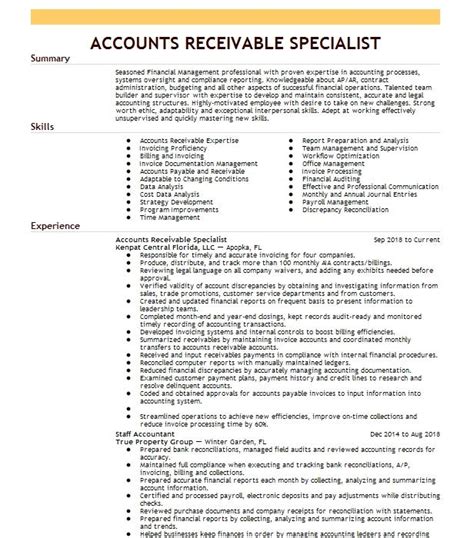 Accounts Payable Resume