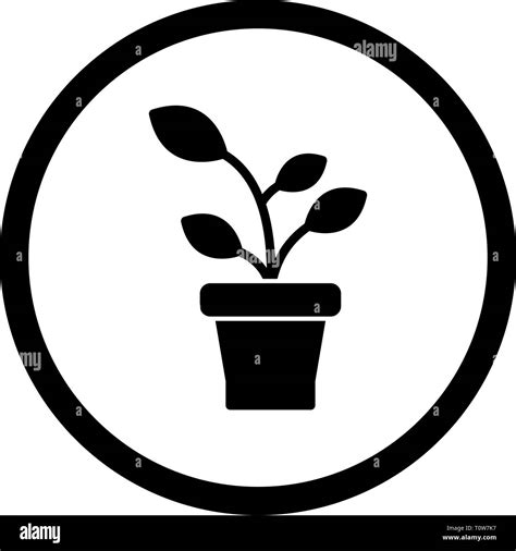Illustration Sprout Icon Stock Photo Alamy