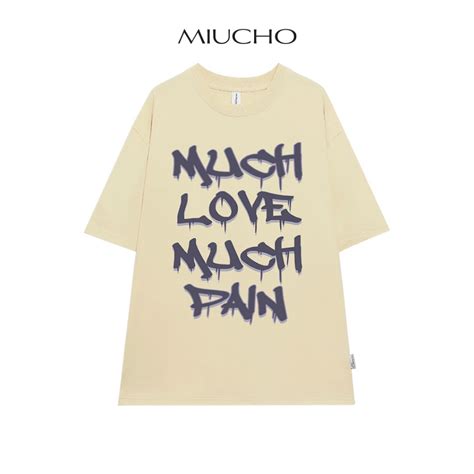 O Thun Unisex Form R Ng Mt Miucho Brand Basic Tee Tay L V I Cotton