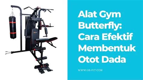 Alat Gym Butterfly Cara Efektif Membentuk Otot Dada OB FIT