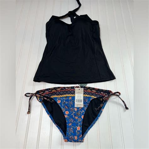 Boden Swim Boden Symi String Bikini Bottom Swim Santorini Black Tankini Top 8 New Poshmark