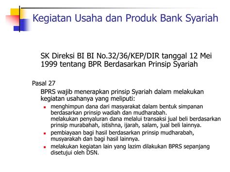 PPT Regulasi Perbankan Syariah Dalam UU Perbankan Indonesia