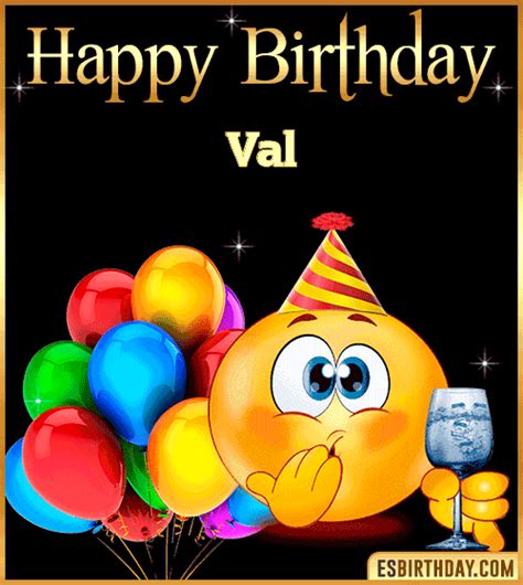 Happy Birthday Val  🎂 Images Animated Wishes【28 S】