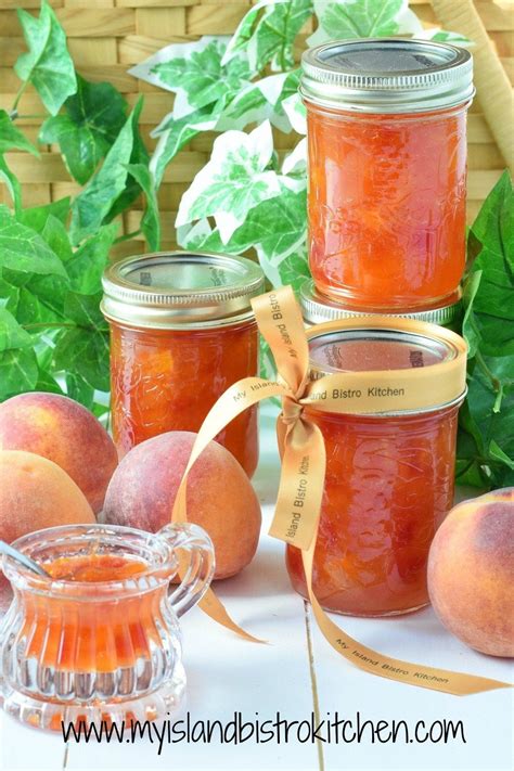 Perfect Peach Marmalade Recipe My Island Bistro Kitchen Recipe Peach Marmalade Recipe