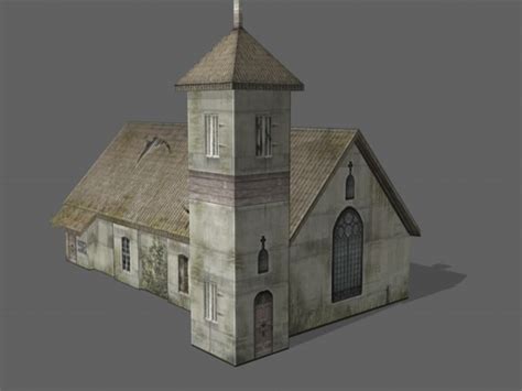 Fantasy Church 3d Max