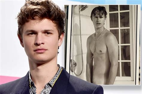 Ansel Elgort Strips Naked And Launches Only Fans Site To Sell Nudes For Charity The Mirror
