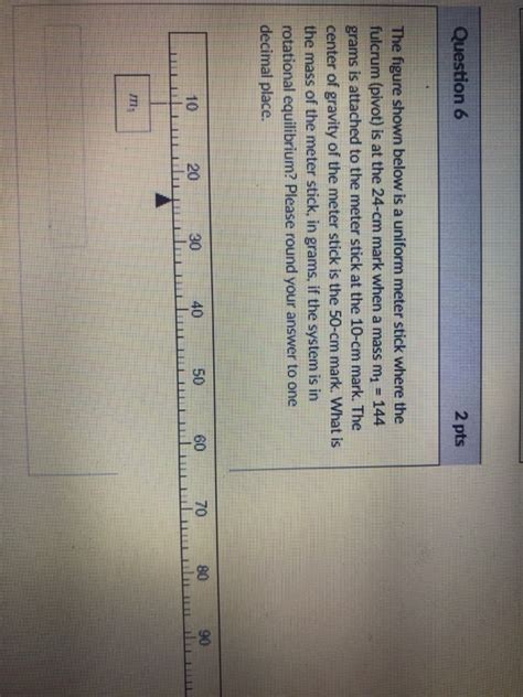 Solved Question Pts The Figure Shown Below Is A Uniform Chegg