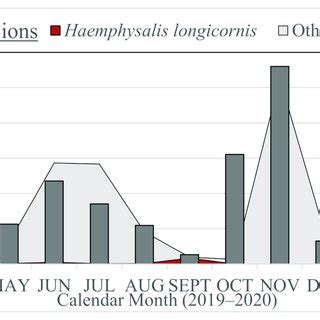 Seasonal Distribution Of Haemaphysalis Longicornis Red And Other