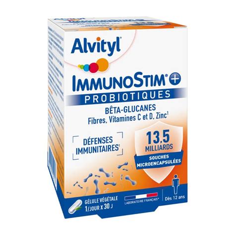 Immunostim 30 Plant Capsules Body Defenses Alvityl Easypara