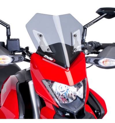 Cupolino Puig Naked Per Ducati Hypermotard Fume Chiaro