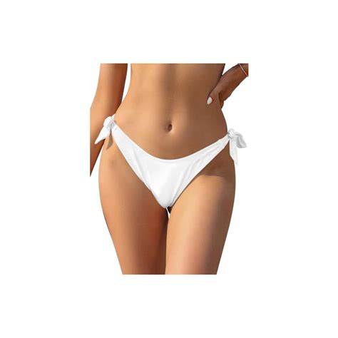 Shekini Donna Slip Bikini Perizoma Brasiliano Nuoto Tronchi Sexy Alla Ties Up Costumi Da Bagno