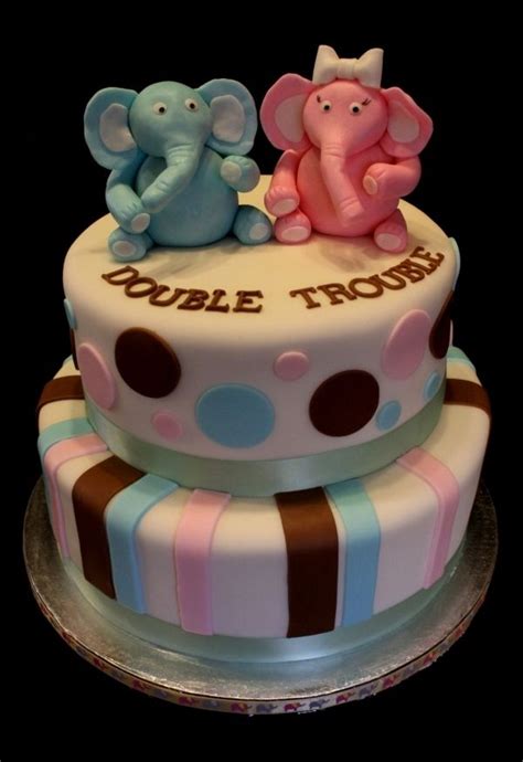 Best Images About Baby Shower Cake For Twins On Pinterest Cakes