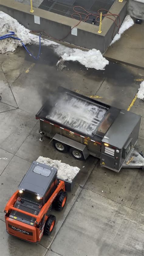 Snow Melter Now You Can Melt Excess Parking Lot Snow And The Polar Ice